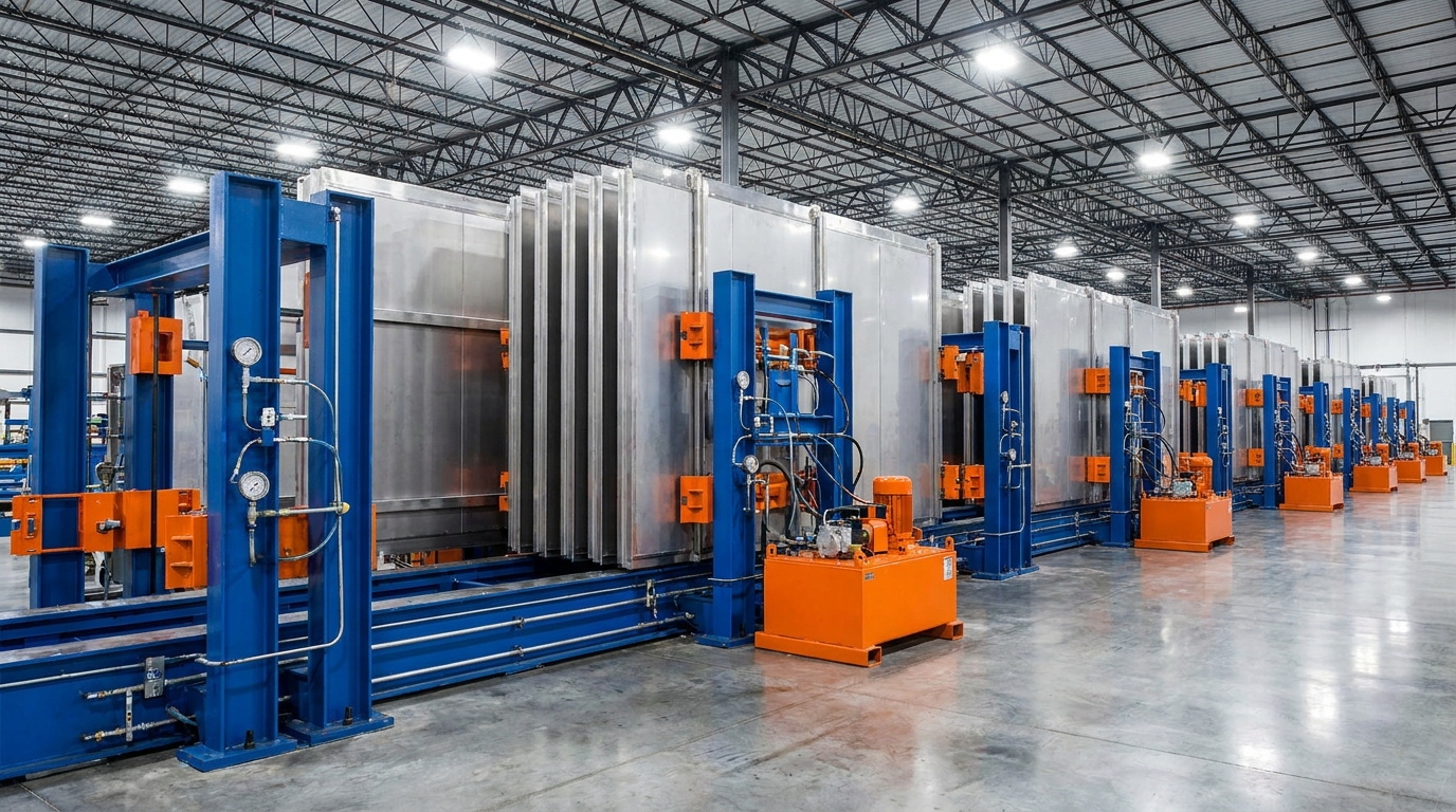 Walk-in freezer cold storage interior — OSHA and EN 378 safety compliance