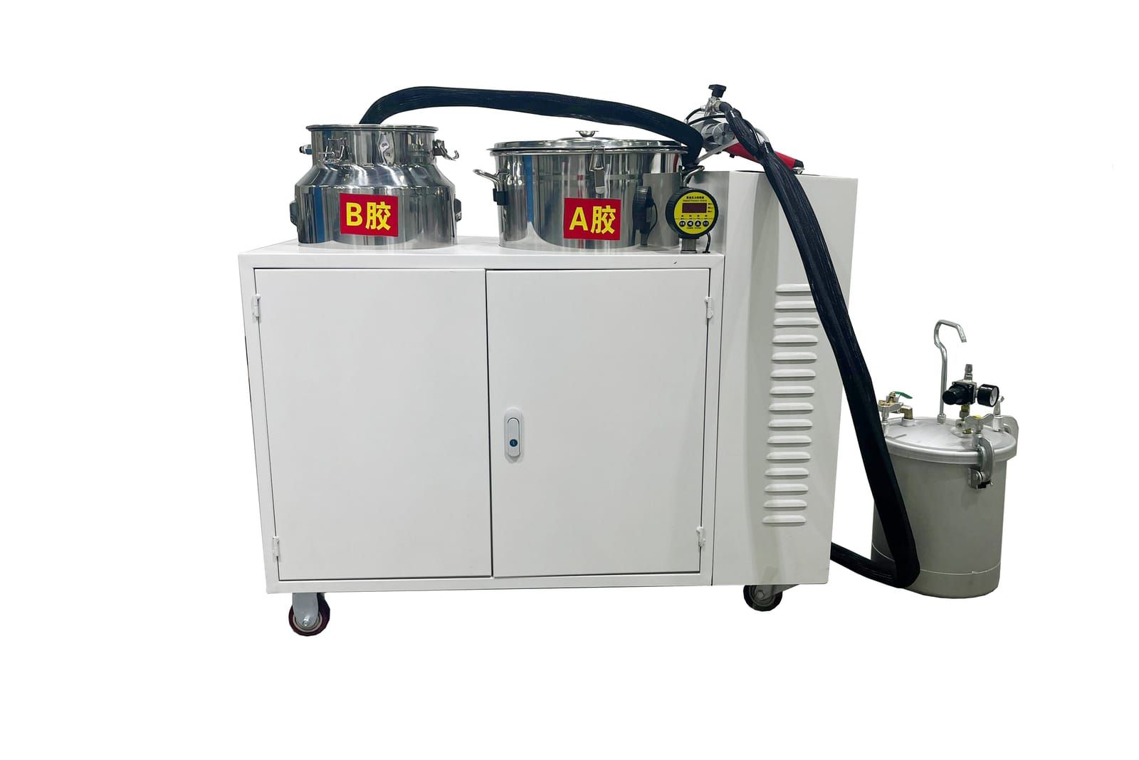 Two-Component PU Adhesive Dispenser — Cold Room Panel Lamination