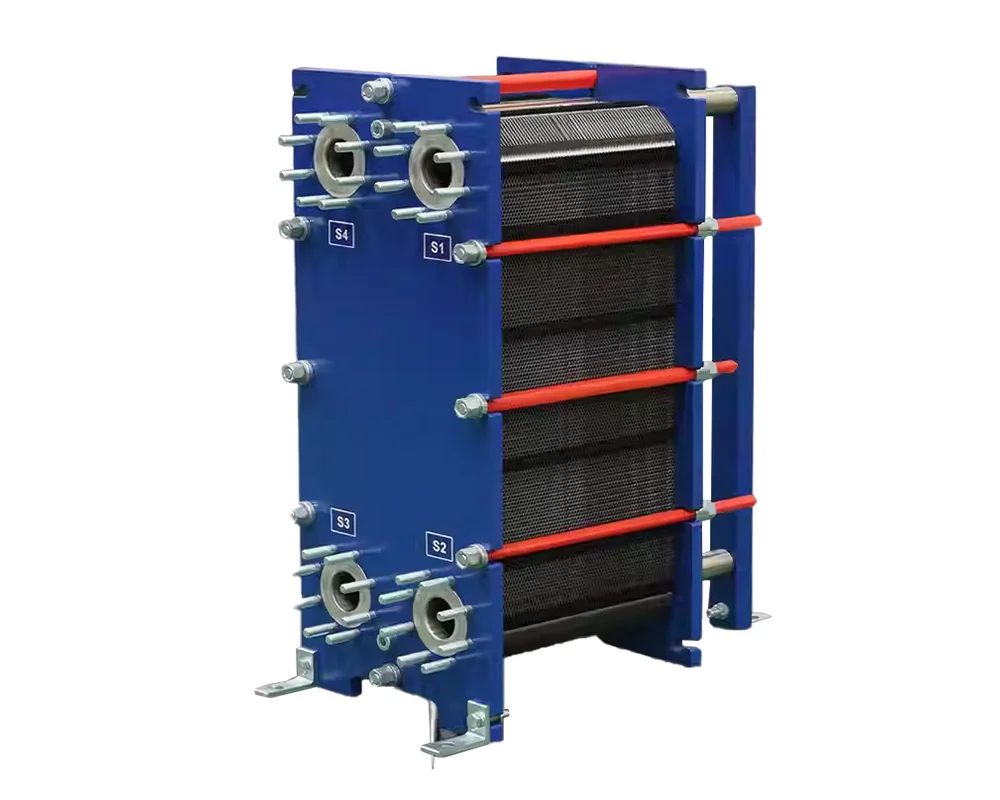 Heat exchanger for tank temperature control