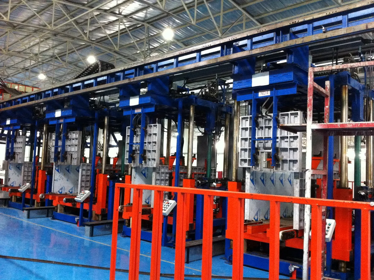 Linear Cabinet PU Foaming Line — 6 / 8 / 11 Stations Configurable